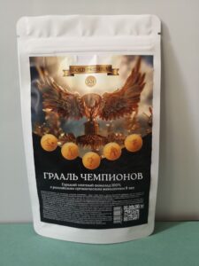 ГРААЛЬ ЧЕМПИОНОВ. Элитный горький шоколад с женьшеньем, 50 г